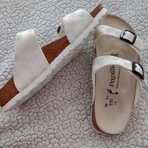 White Papillio Birkenstock, size 36